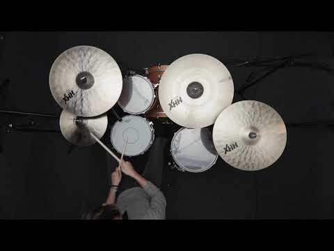 Sabian *Pre-Order* HHX 20" Complex Thin Crash Natural Finish Cymbal +Shirt & Sticks Bundle Pack Special Order Authorized Dealer image 6