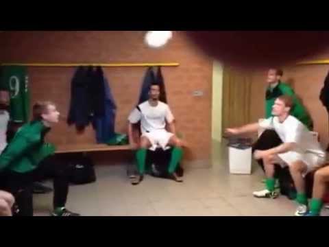 Awesome skills before the match ''Bucket Ball''