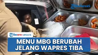 Menu Rendang Sapi Mendadak Muncul di MBG Jelang Kunjungan Wapres RI Gibran ke SMANSA Nabire