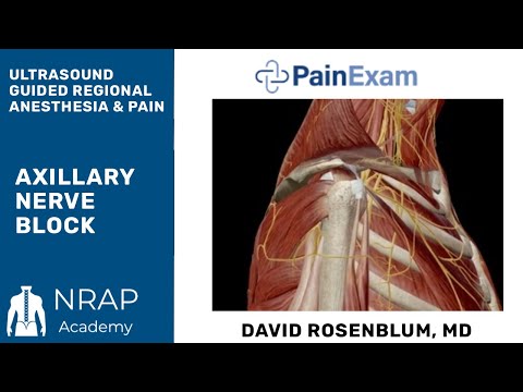 Ultrasound Guided Axillary Nerve Block - Diagnostic, Peripheral Stimulation & Treating Shoulder Pain