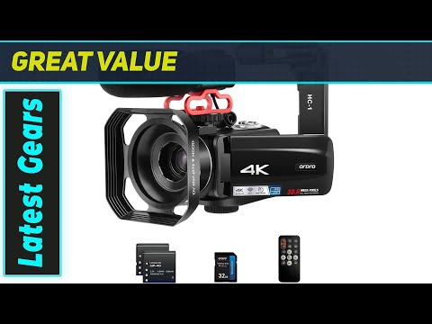 ReviewORDRO 4K Camcorder: Best Budget Vlogging Camera with 10X Optical Zoom?
