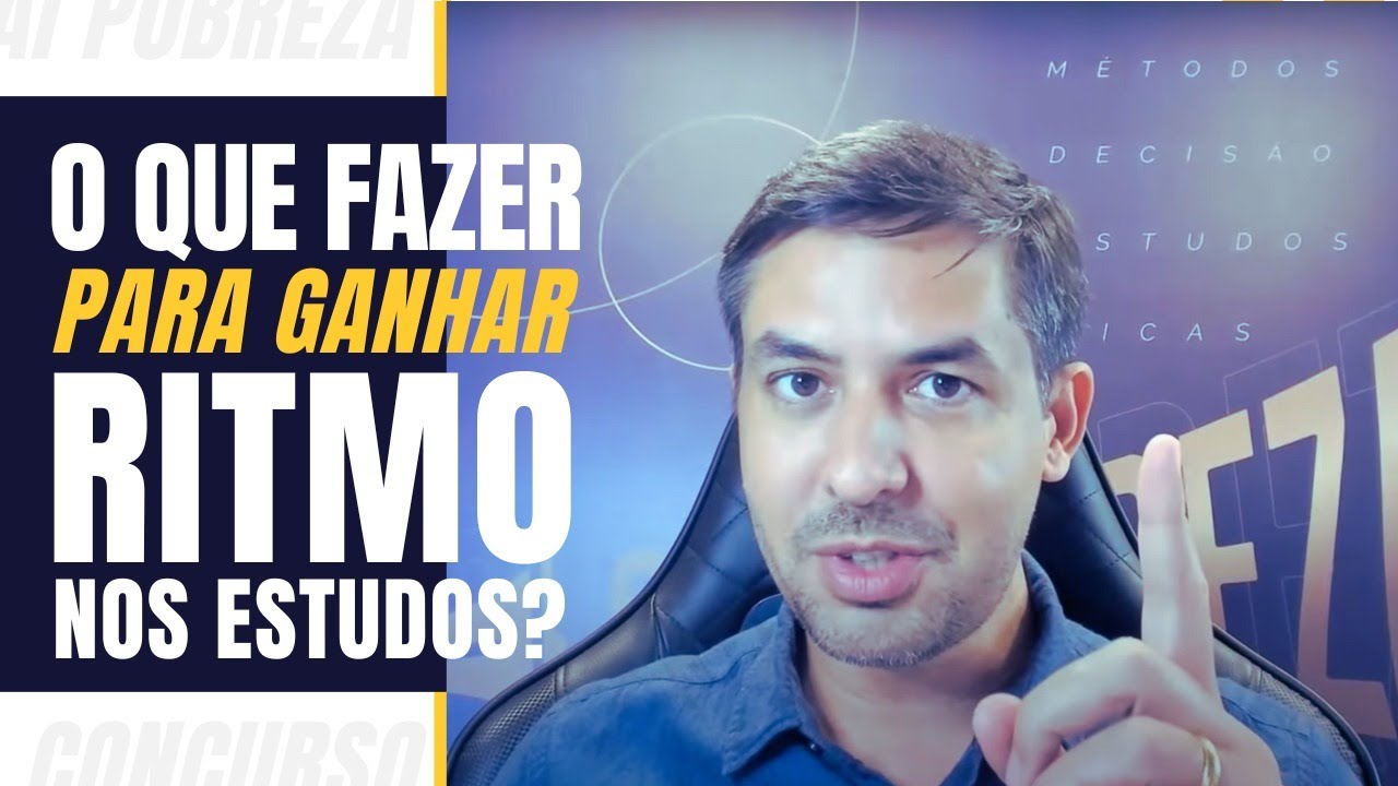 O que fazer para ganhar ritmo nos estudos?