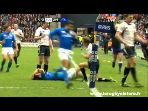 Plaquage canale face à l'Ecosse