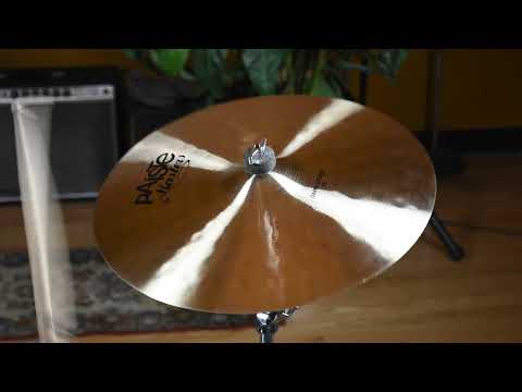16" Paiste Masters Dark Crash Cymbal 984g *Video* image 6