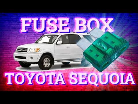 Toyota Sequoia (2001-2007) fuse box diagrams