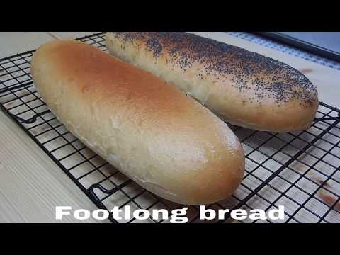 How to make foot long bread | Homemade  subway bread | Subway bread recipe