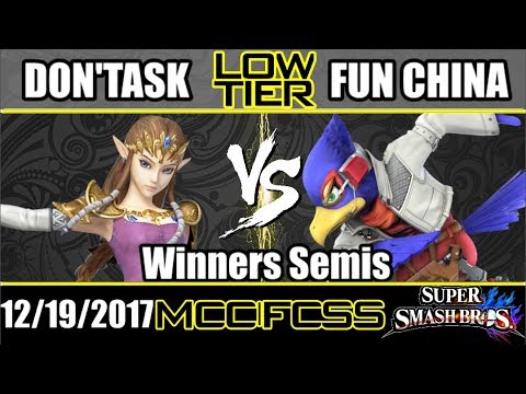 MCC I FCSS - Low Tier - Don'tAsk (Zelda) Vs. Fun China (Falco) - Winners Semis