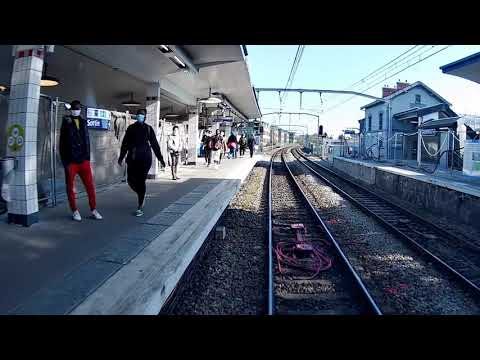 [Cab-ride] Massy Palaiseau (voie Z) - Gare du Nord, en cabine du RER B