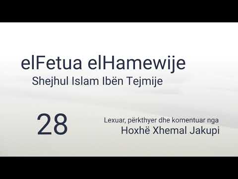 28. elFetua elHamewije - Hoxhë Xhemal Jakupi