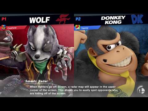 HazeyRetro (Donkey Kong) Vs Cashew (Wolf) Top 6  Smash Legion Online Tournament SSBU