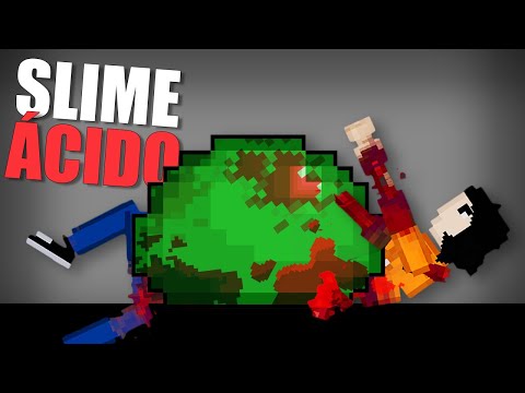 Slime de ácido no people playground com Mods