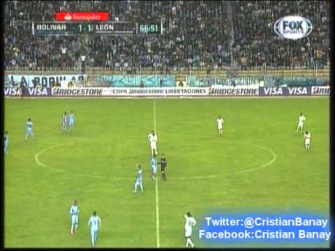 Bolivar 1 Leon 1 (Relato Ariel Helueni)  Copa Libertadores 2014 Los goles