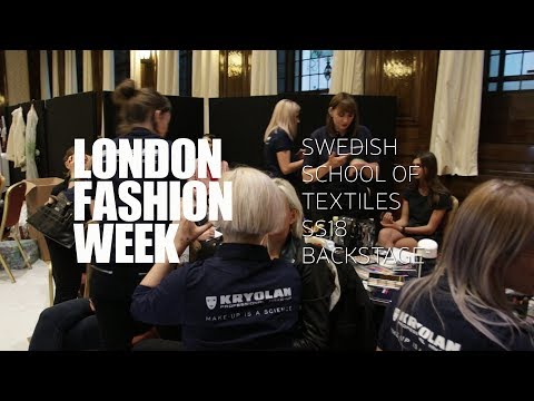 LFW SS18 - SWEDISH SCHOOL OF TEXTILES - BACKSTAGE - 01