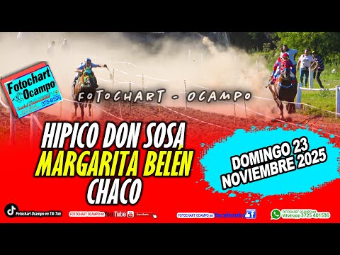 HÍPICO DON SOSA.-MARGARITA BELÉN - CHACO- Resumen de la Reunión del 23/11/2025