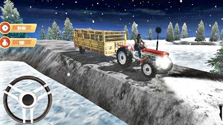 Tractor Trolley Offroad Simulator 2026 🚜 | Real Cargo Driving Gameplay #3