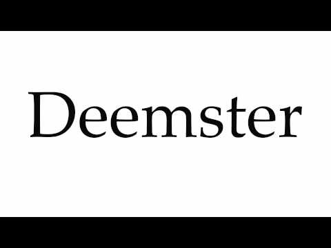 How to Pronounce Deemster