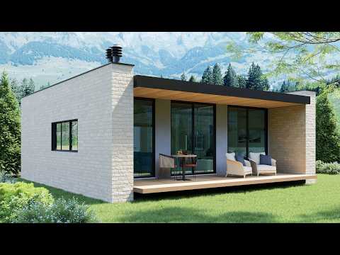 Kleines und Modernes Haus von 80 m² – überraschende und Funktionale Innenausstattung