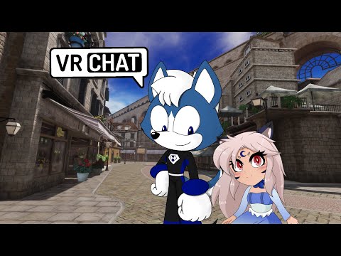 Bluestar babysits Yina at Spagonia (feat. Legendary Sonic, Chilled & Vicki) (VRChat #6)