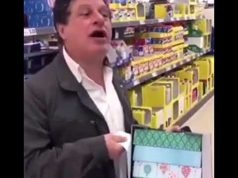 Onkel rastet im Lidl aus / "Niemand hat hier zu sagen!"