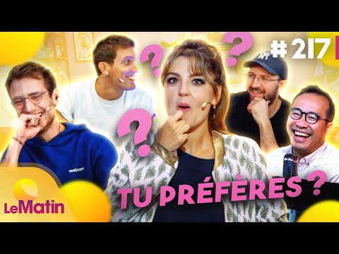 Tu préfères ? avec @CaroleQuintaine et l'équipe ! 🌞 | Le Matin #217