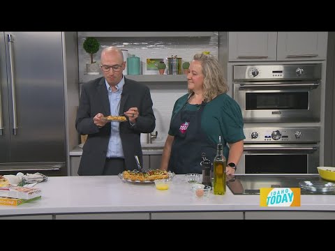 Idaho Today: Flavorful Kitchen - Tomato, Caramelized Leek, & Goat Cheese Crostata