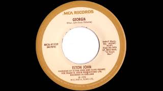 Elton John Georgia 7&quot; single