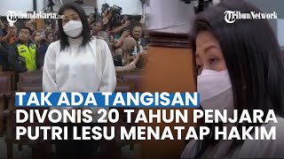 TAK ADA TANGISAN, Putri Candrawathi Menatap Lesu Majelis Hakim seusai Divonis 20 Tahun Penjara