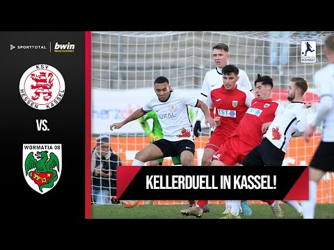 Schmitts Tor rettet die Löwen! | KSV Hessen Kassel - VfR Wormatia Worms | Regionalliga Südwest