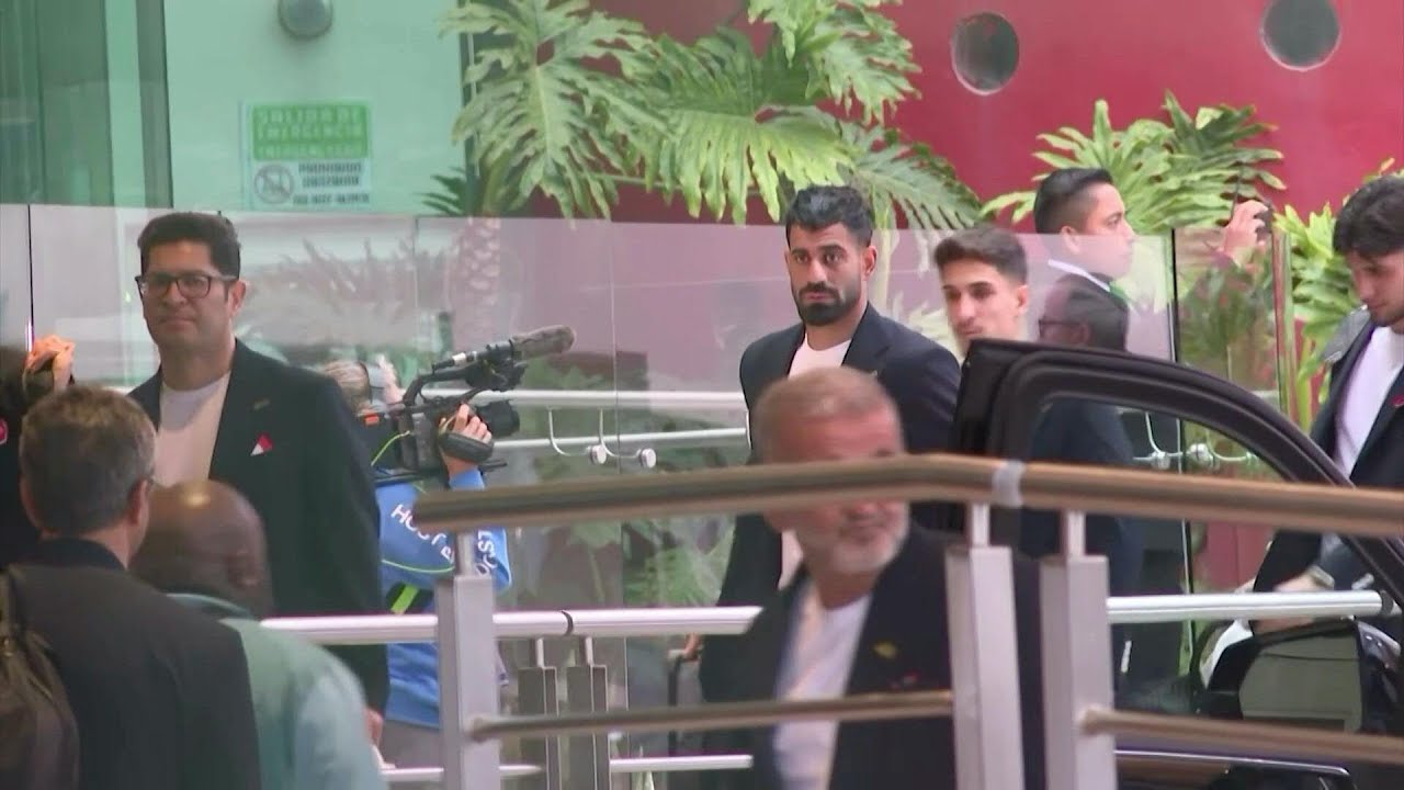 Video | Iran players arrive at hotel in Tijuana ahead of World Cup | AFP