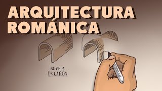¿Conoces la diferencia entre bóveda de cañón y bóveda de arista en la arquitectura románica?