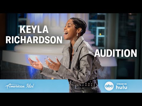 Keyla Richardson & Son Sparkle During "Glitter In The Air" Audition - American Idol 2026