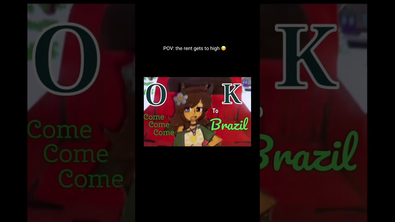 COME TO BRAZILL || I got too poor for animation. || #gacha #oc #ocanimatic #ocfanart #fyp #bbnomoney