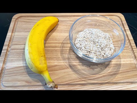 Tired of oatmeal? Use this recipe for oatmeal and banana. You'll like it!