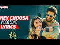 Hey Choosa Video Song With Lyrics Bheeshma Movie Nithiin Rashmika Mahati Swara Sagar