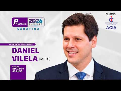 Daniel Vilela MDB, candidato à reeleição ao Governo de Goiás   SABATINA ACIA PORTAL 6