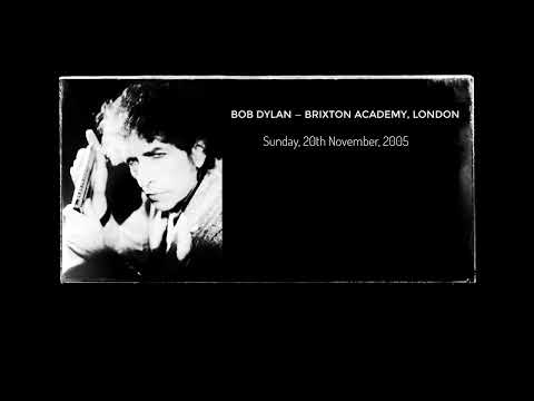 Bob Dylan — Brixton, London. 20th November, 2005. Stereo recording
