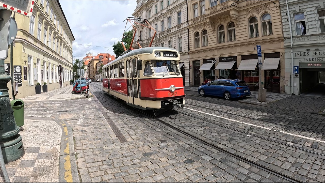 Ретро-трамваи, T2 и K2 в Праге / Retro-trams, T2 and K2 in Prague