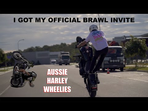 I GOT MY OFFICAL BRAWL INVITE  -  Aussie Harley Wheelies