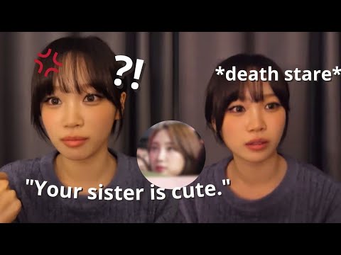 Chaewon *Jealous* With Her Sister Get Attention from Her Fans (Showing How Tease Chaewon)