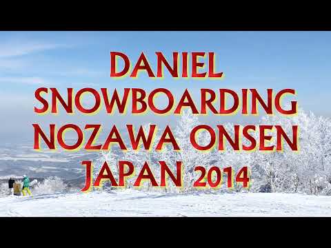 DANIEL SNOWBOARDING NOZAWA ONSEN JAPAN 2014 GoPro