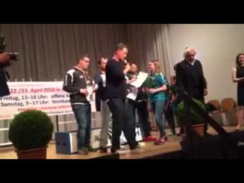 Siegerehrung Thomas Rau