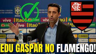 URGENTE! EDU GASPAR NO FLAMENGO! BOTO DE SAÍDA! FLAMENGO FECHA EXCELENTE NEGÓCIO!