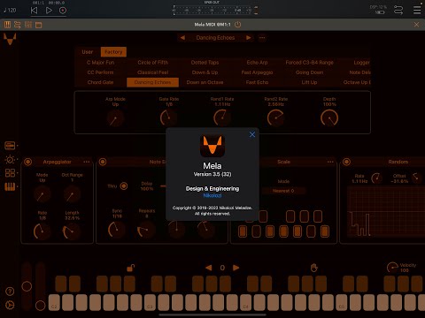 Mela 3.5 Update — added a feature-rich Random module to Mela MIDI