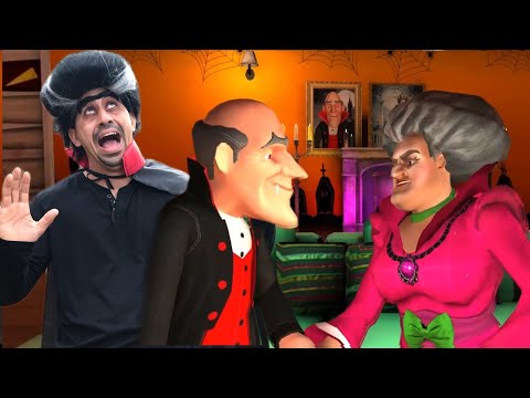 Professor Scary Teacher Fell in Love with a Vampire!! Halloween Special