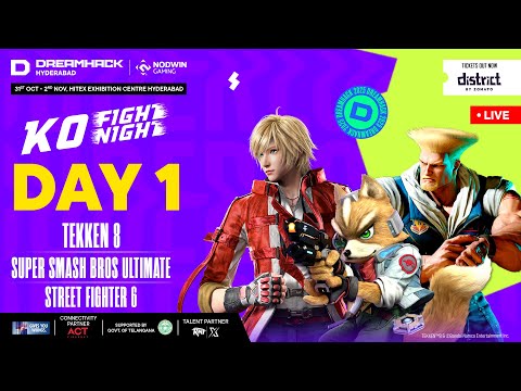 [LIVE] KO Fight Night - Day 1 | DreamHack India 2025