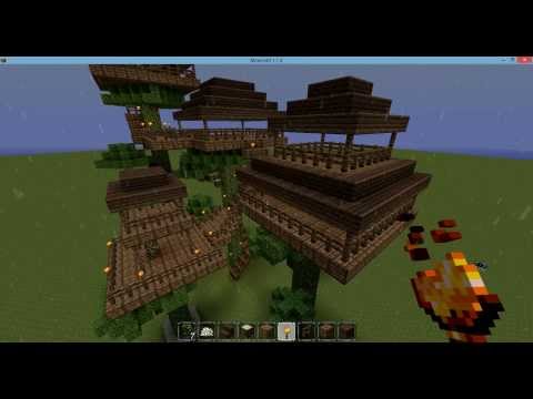 Minecraft tree house tutorial part 3