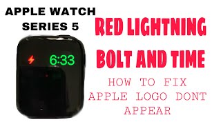 APPLE WATCH RED LIGHTNING BOLT AND TIME | HOW TO FIX | EASY SOLUTION