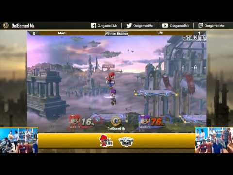 OGMx BiWeeklies v3 - Smash bros for Wii U - Winners' bracket - Marti(Mario) vs JM(Mario)