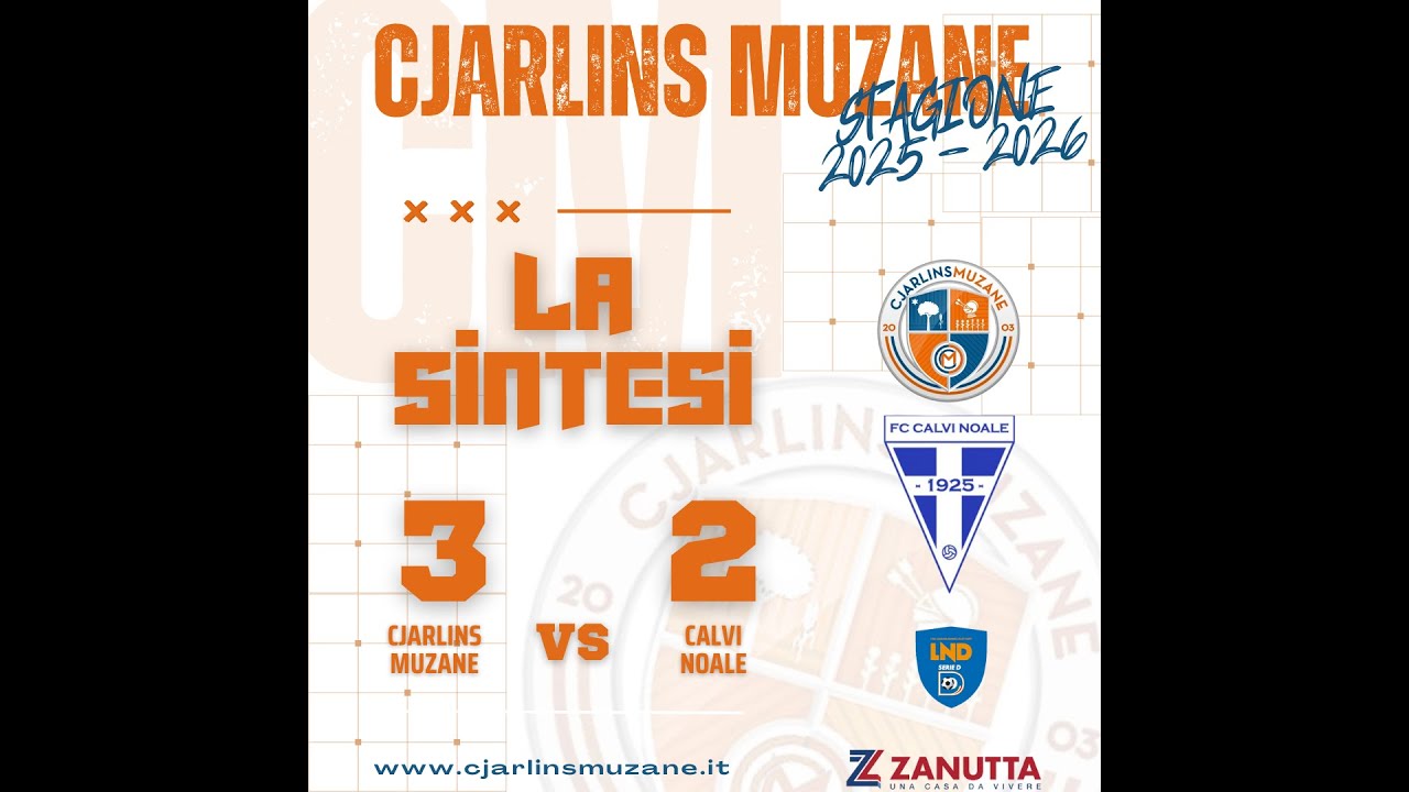 LA SINTESI DI CJARLINS MUZANE - CALVI NOALE