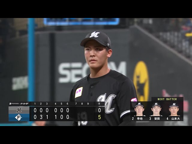 【6回裏】バースデー登板!! マリーンズ・早坂響 20歳初登板は1回無失点の好投!! 2025年7月26日 北海道日本ハムファイターズ 対 千葉ロッテマリーンズ